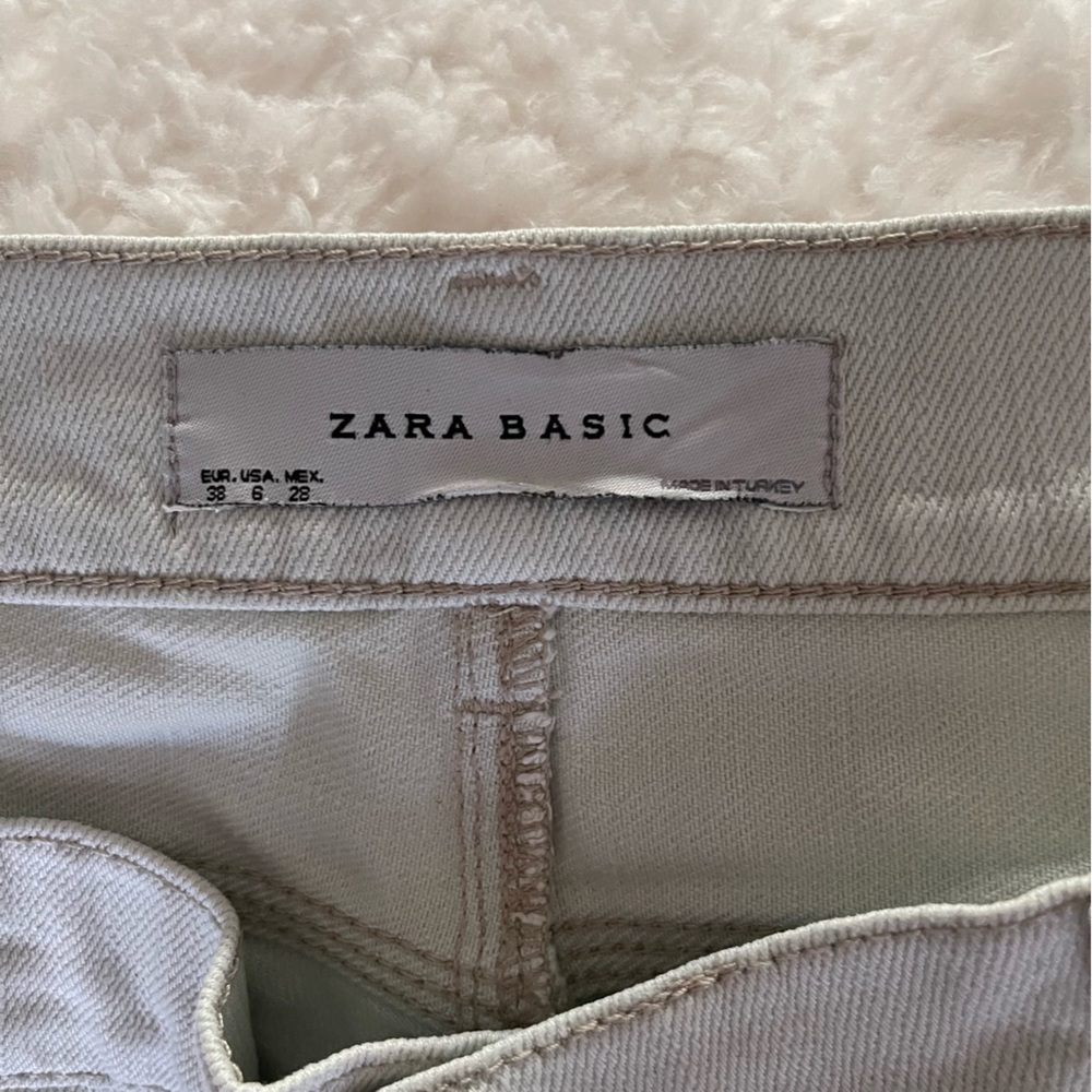 Zara Basic White Denim - Size 6 - image 6
